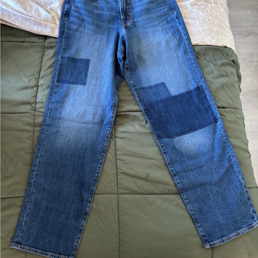 Women's Tall High Rise Patchwork Denim